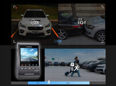 Kamerë makine Viofo A329S 3CH, 4K, WiFi GPS, e zezë