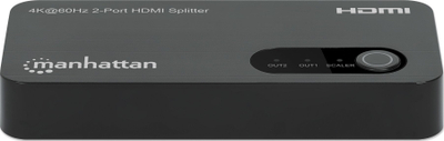 Splitter HDMI Manhattan 2 porta, 4K 60Hz, EDID, i zi
