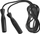 Litar kërcimi Adidas Plastic Skipping Rope, najlon, doreza plastike, i zi