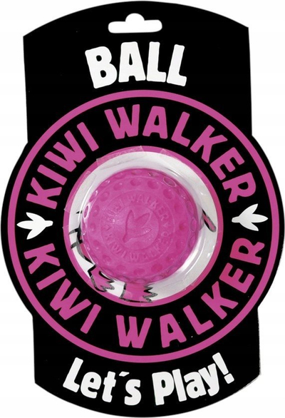 Top lodër për qen Kiwi Walker TPR Rubber Ball, 5cm, rozë