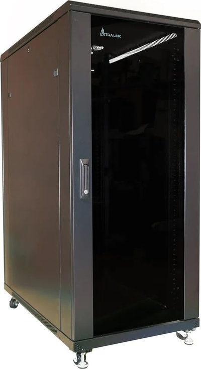 Kabinet rrjeti ExtraLink Standing Cabinet 19", 37U, i zi