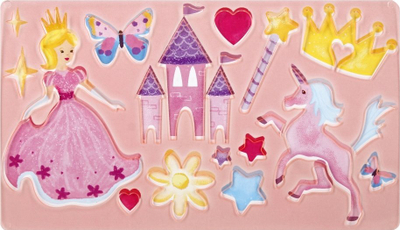 Set shabllonesh vizatimi Starpak Princess, 2 copë, për kalamaj