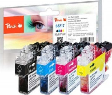 Сет бои за печатач Peach PI500-238, 4 касети, CMYK, повеќебоен