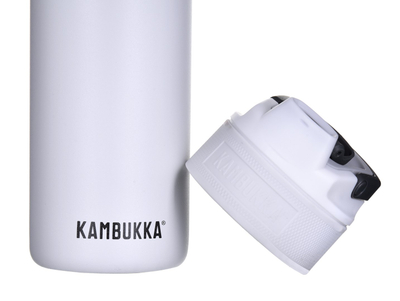 Shishe termike Kambukka Elton Insulated, 600ml, çelik inox, e bardhë