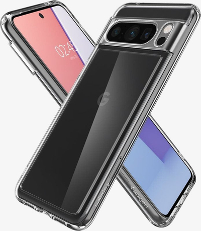 Kapak telefoni Spigen Ultra Hybrid Crystal Clear për Google Pixel 8 Pro 8 2023, transparent