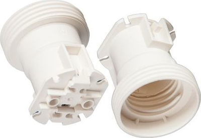 Thermoplastic E27 Држач за Сијалица, Бел