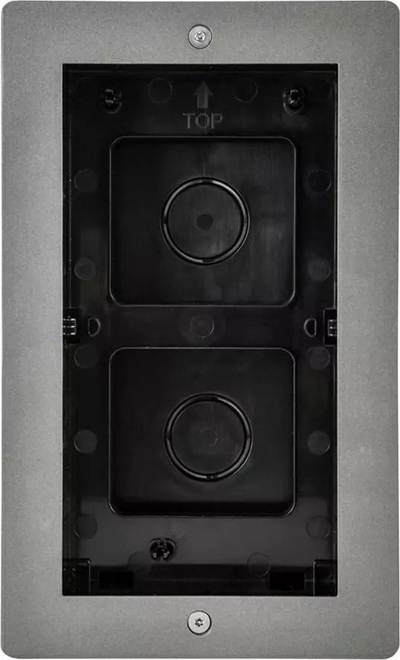 Strehë e poshtëmur për panel hyrës Vidos D11P, për montim në mur, metalike, gri