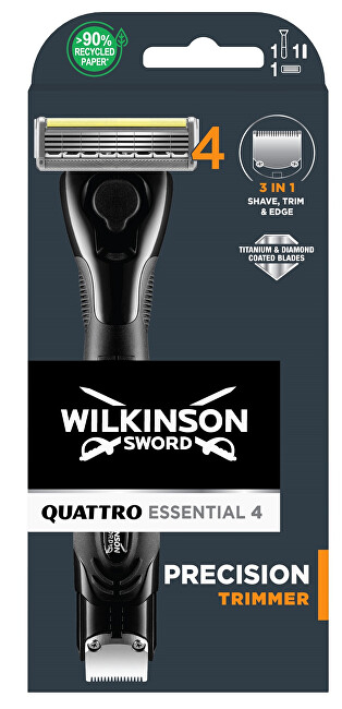 Makinë rroje Wilkinson Sword Quattro Titanium Precision, 1 copë