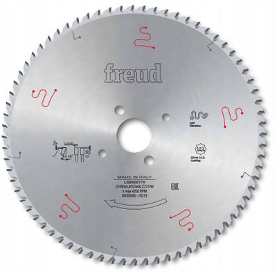 Disk sharrë rrethore FREUD F03FS09173 LSB40012X, Ø400mm, 72 dhëmbë, metalik