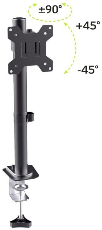 Stendë monitori Techly ICA-LCD 510BK për tavolinë, deri 32\", 10 kg, e zezë