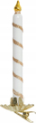 Kandil dekorativ Feeric Glass Candle, 15 cm, ari