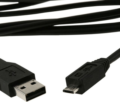 Kabllo USB LogiLink CU0034, USB A me Micro USB, 1.8 m, e zezë
