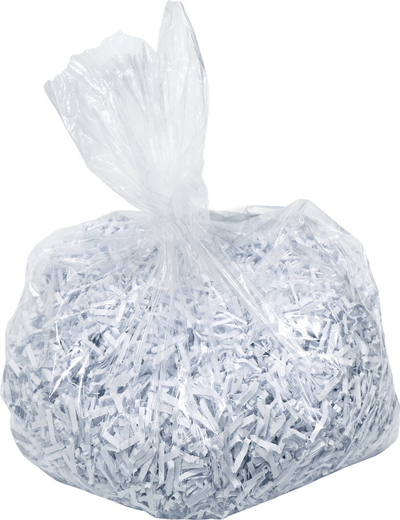 Qese mbeturinash për grirëse letre Leitz IQ Polybags, 40L, set 100 copë, transparente
