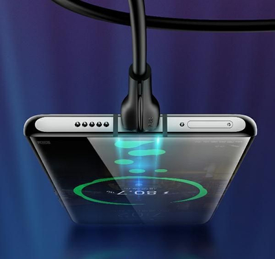 Kabllo karikimi USAMS U38 US-SJ376, USB-A në USB-C, 5A 1m, i zi