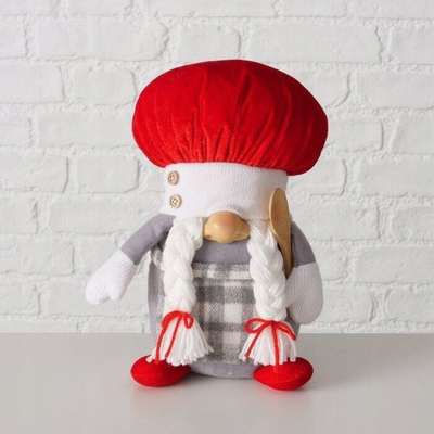 Figurinë tekstile dekorative Cooky Chef, 28 cm, shumëngjyrëshe