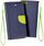 Futrollë Fancy Book për Samsung Galaxy J5 2017, me portofol, me rrip dore, blu navy lime