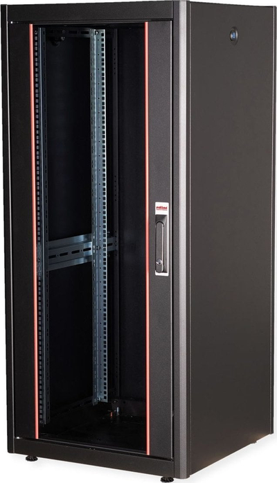 Kabinet rrjeti ROLINE Basic 26U, 19", 600x600mm, i zi