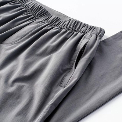 Pantallona sportive IQ Surio Pants M, najlon elastik, për burra, gri