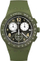 Orë dore për meshkuj Swatch, e gjelbërt