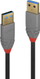 Kabllo Lindy USB-A - USB-A 3m, e zezë