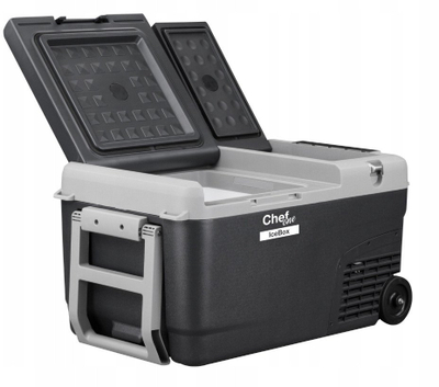 Frigorifer turistik Chefone IceBox M30, 26L, 12V 230V, gri grafit