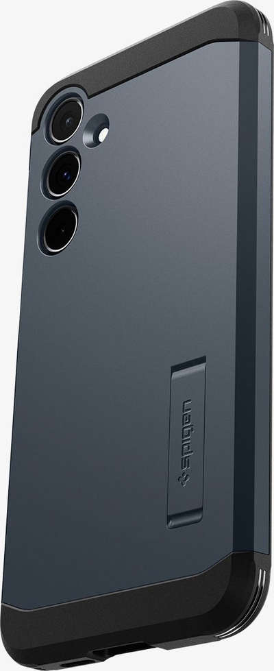 Mbrojtëse telefoni Spigen ACS07531 Tough Armor, me kickstand, dy shtresa, blu e errët