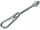 Varëse luhatie Domax Swing Hook M12x130, me karabinë, çelik i galvanizuar