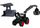 Lodër traktor ndërtimi, me lopatë edhe vinç, plastik, jeshil me të zezë
