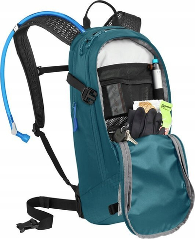 Çantë hidratuese CamelBak M.U.L.E., 12L, me rezervuar uji, blu Moroccan e zezë