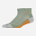 Çorape të shkurtra për meshkuj ASICS Performance Run Sock Quarter 3013A979-301, 39-42, jeshile portokalli