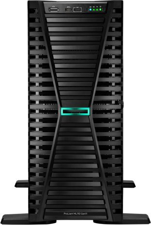 Server tower HPE ProLiant ML110 Gen11, Xeon Silver 4510 12-core, 64GB RAM, 2x480GB SSD, i zi