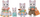 Set lodrash Sylvanian Families 5738 Latte Cat Family, 4 kukulla, me aksesorë