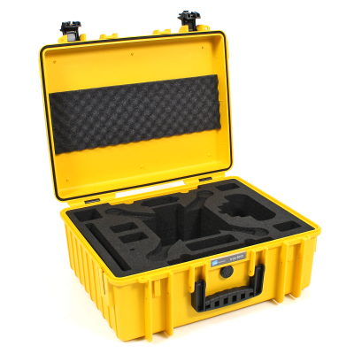 Kuti transporti B&amp;W Copter Case Type 6000, për DJI Phantom, 23", e verdhë