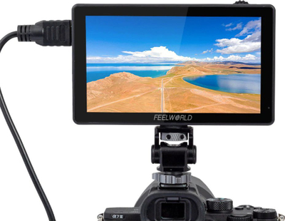 Monitor fushe Feelworld LUT5, 5.5", Full HD, ekran me prekje