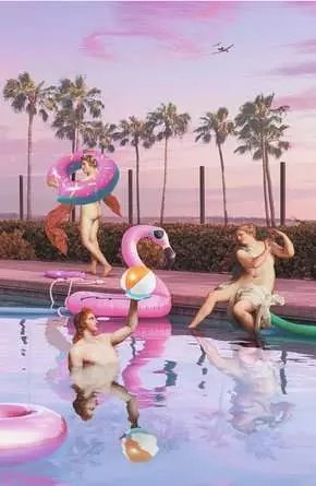Puzzle Ravensburger Moment Poolparty, 200 copa, për të rritur, shumëngjyrësh