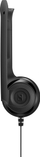 Kufje me mikrofon Sennheiser PC 5 CHAT, stereo, jack 3.5mm, e zezë