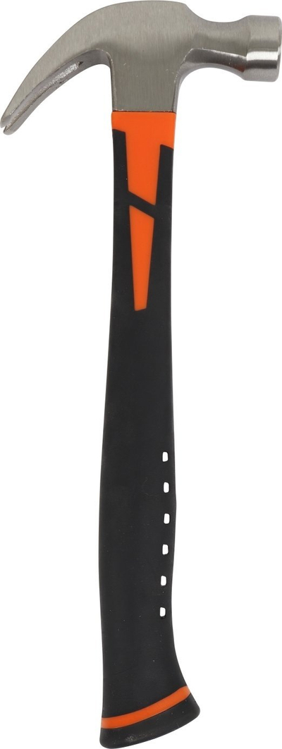 Çekiç Boxer fiberglas 450 g, me grep, i zi me portokalli