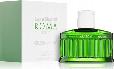 Parfum për burra Laura Biagiotti Roma Uomo Green Swing, EDT, 40 ml