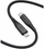 Kabllo USB Swissten Soft Silicone, USB C në Lightning, 0.4m, i zi