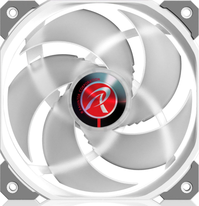 Ventilatorë për kasë PC Raijintek Ageras 12 ARGB-3, 120mm, ARGB, të bardhë
