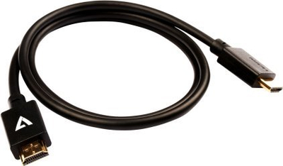 Kabllo HDMI V7 Video Cable Pro, 1m, HDMI mashkull në mashkull, e zezë
