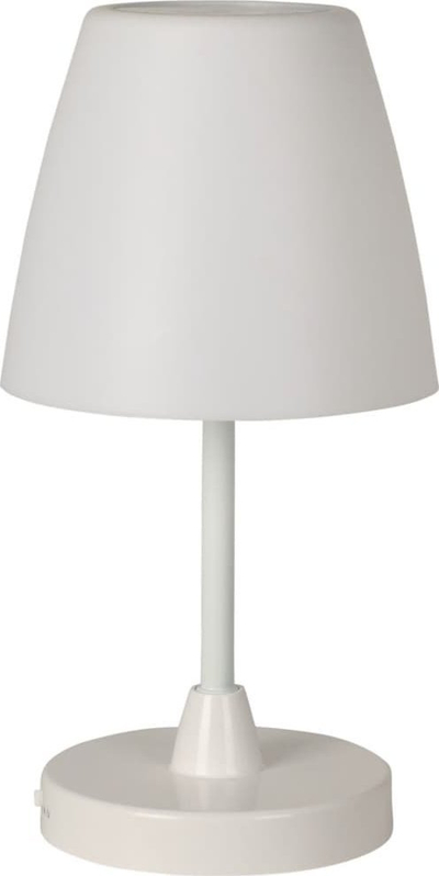 Lampë tavoline H&amp;S Collection LED, 20 LED, rikarikueshme me USB, e bardhë