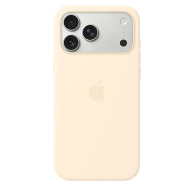 Apple iPhone 17 Pro Max Silicone Case with MagSafe, Vanilla (SEASONAL)