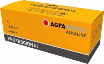 Bateri C AgfaPhoto Professional 110-858487, 1.5V alkaline, pako me 10 copë