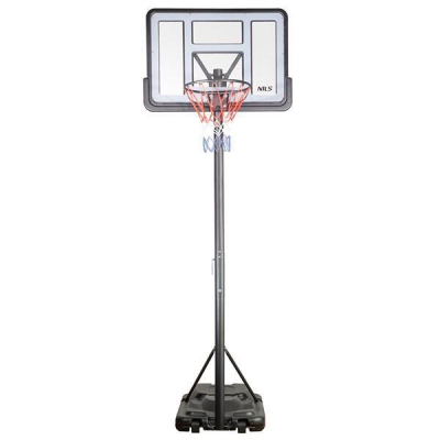 Kosh basketbolli NILS ZDK021, lartësi e rregullueshme, për jashtë, gri e zezë