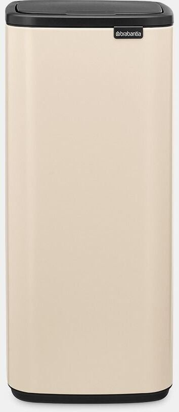 Kosh mbeturinash Brabantia Touch Bin, 30L, soft touch, bezhë e hapur