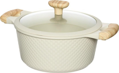Tenxhere Resto Casserole D24CM, 4.2L, alumini, bezhë
