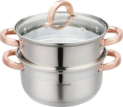 Tenxhere me avull Kaiserhoff KB-7728, 3 kate, 20 cm, 3.1L, inoks