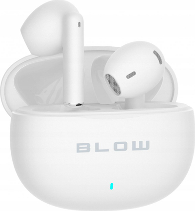 Kufje wireless Blow 32-824, ENC, me kuti karikimi, të bardha