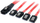 Kabllo StarTech (SAS8087S450) SFF 8087 - SATA x4, 0.48m, e kuqe